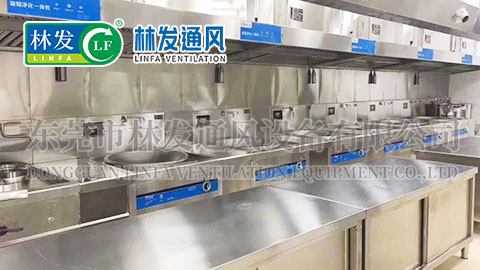 工厂通风排烟工程_厨房排油烟工程-东莞YP街机电子通风
